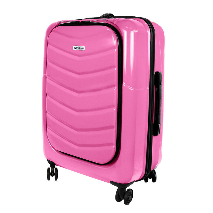Maleta rígida Pearl de 24" color rosa con candado TSA (PRL-240190205PK)