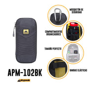 Estuche rígido y portátil para gadgets ( APM-102BK )