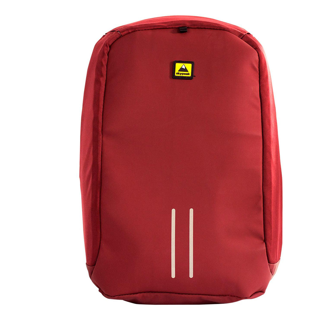 Mochila Backpack Skypeak Antirrobo Roja de 15 6 con funda repelente al agua y puerto USB de carga