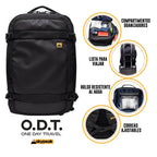 Mochila backpack Skypeak de viaje de 15,6" hasta 17” tamaño Extra Grande ODT-115BK.