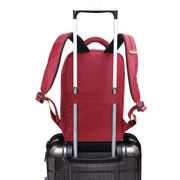 Mochila backpack Skypeak roja para mujer, dama, de 15,6" tamaño Grande. CTA-115PO