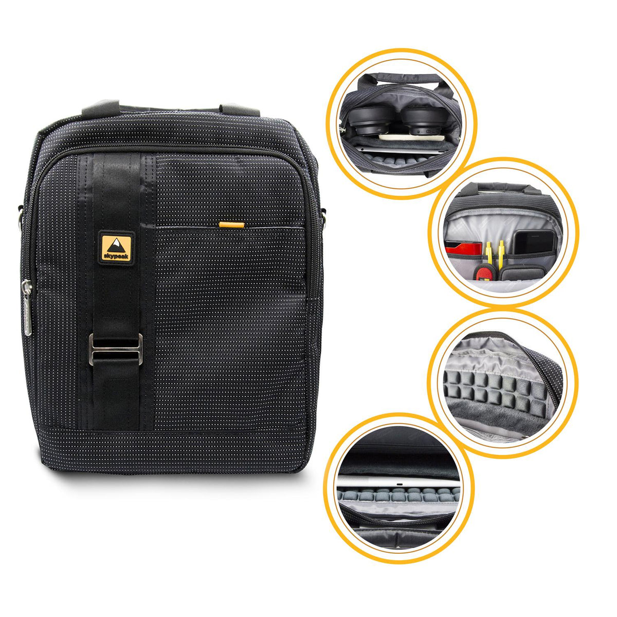 Bolso Maletín Skypeak bolso de hombro cruzado universal para Tablet de 10” de uso diario y de viaje