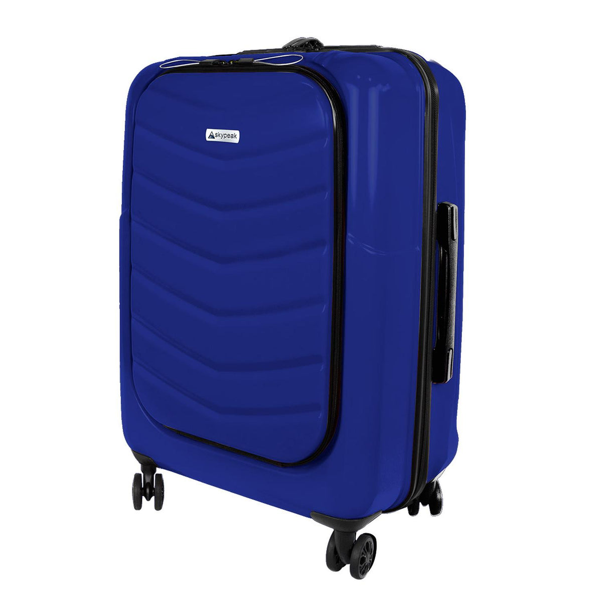 Maleta Rígida 24'' Skypeak Pearl Color Azul Con Candado TSA