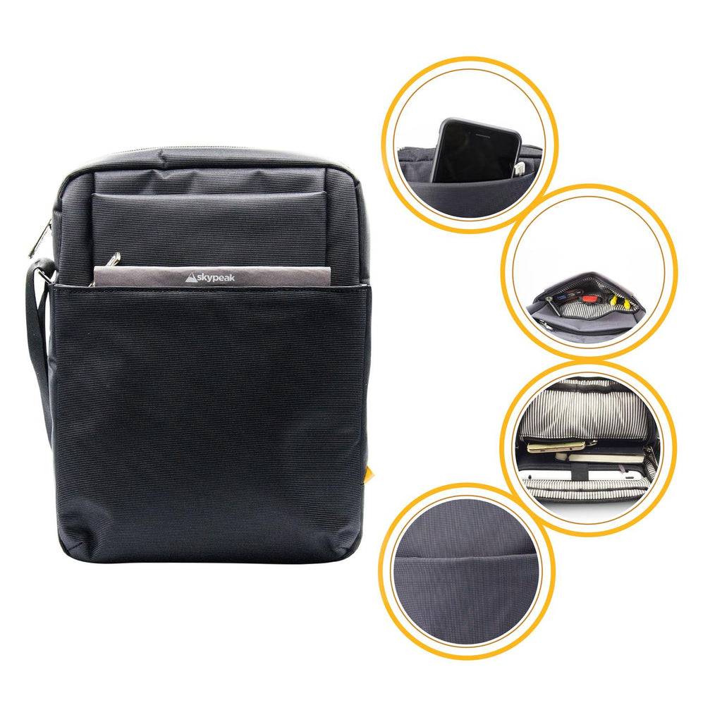 Bolso Maletín Skypeak de hombro cruzado universal para Tablet de 10” de uso diario y de viaje. CORMV