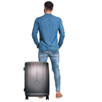 Maleta Skypeak Ocean Rígida con Candado TSA 20" Plateado