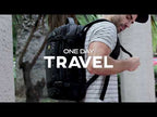 Mochila backpack Skypeak de viaje de 15,6" hasta 17” tamaño Extra Grande ODT-115BK.